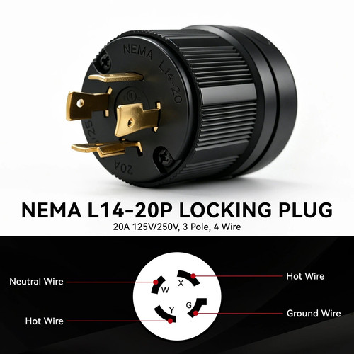 Generator l14 20p locking - rv,